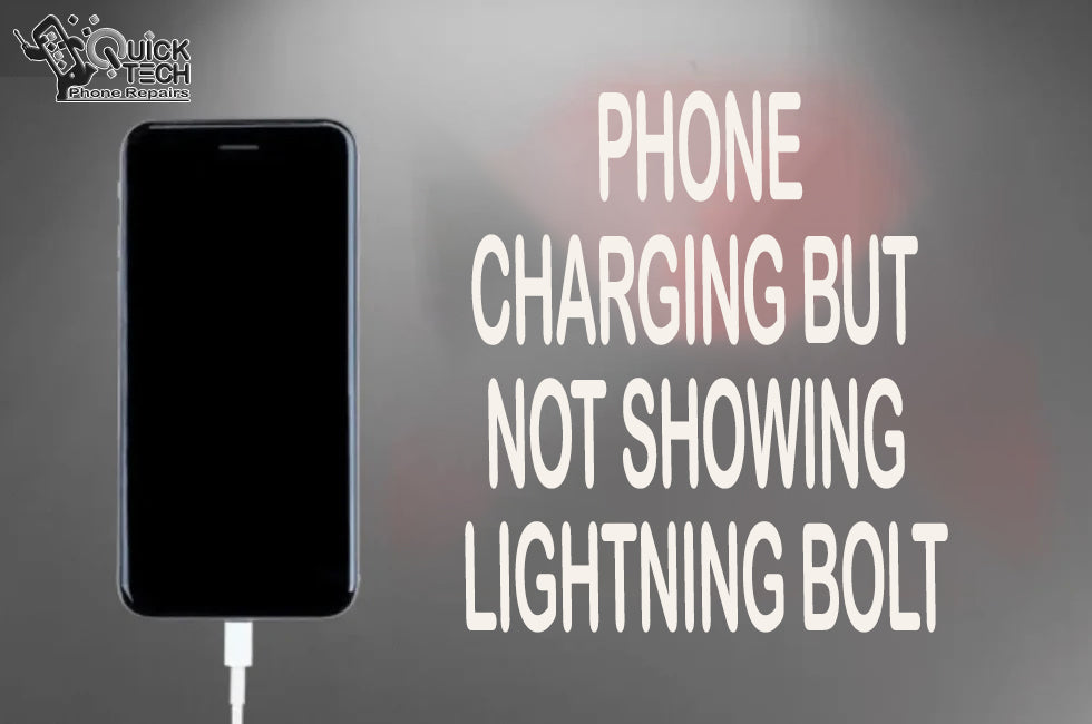 iPhone Charging But Not Showing Lightning Bolt? Here's What to Do QuickTech Phone Repairs! iPhone Charging But Not Showing Lightning Bolt? Here's What to Do QuickTech Phone Repairs!