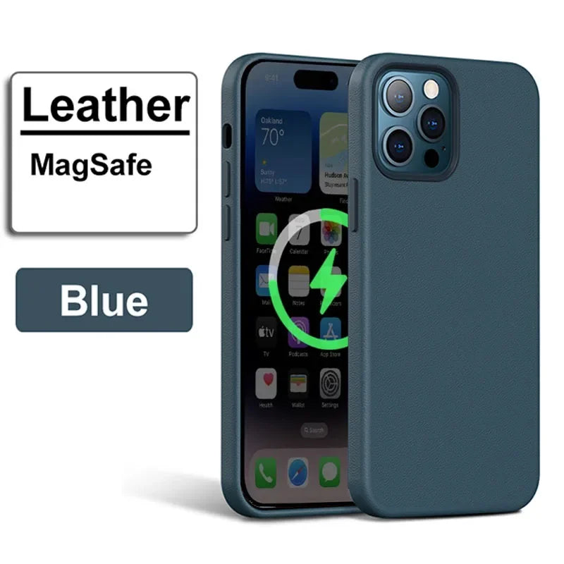 Leather Case with MagSafe for iPhone - QuickTech Phone Repairs!