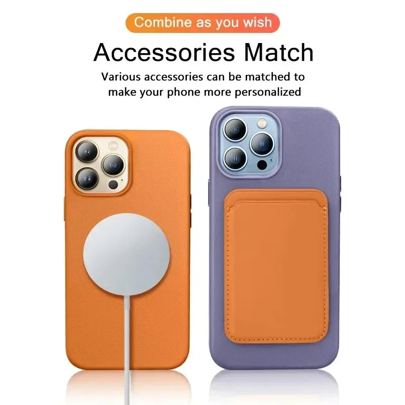 Leather Case with MagSafe for iPhone - QuickTech Phone Repairs!