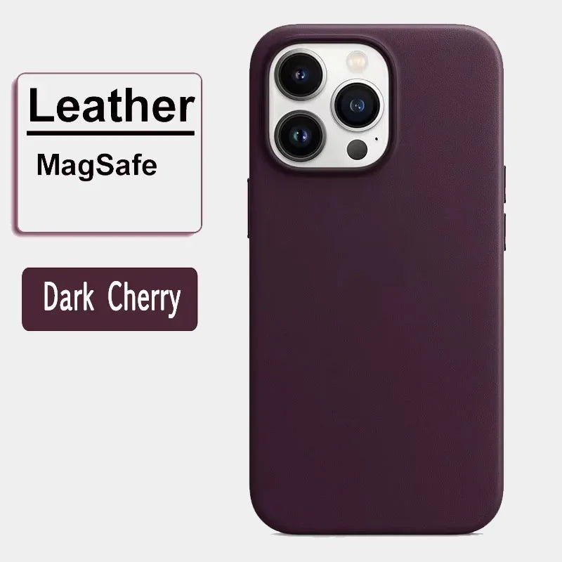 Leather Case with MagSafe for iPhone - QuickTech Phone Repairs!