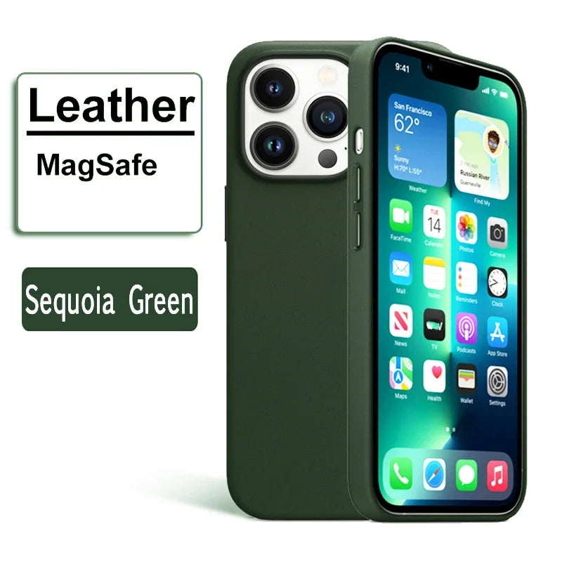 Leather Case with MagSafe for iPhone - QuickTech Phone Repairs!