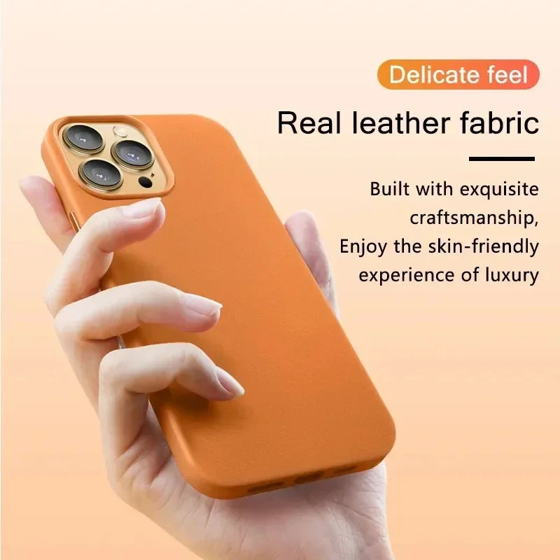 Leather Case with MagSafe for iPhone - QuickTech Phone Repairs!