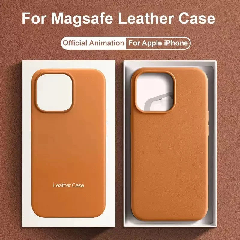 Leather Case with MagSafe for iPhone - QuickTech Phone Repairs!