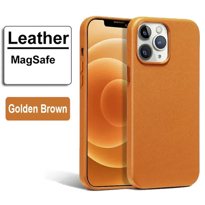 Leather Case with MagSafe for iPhone - QuickTech Phone Repairs!