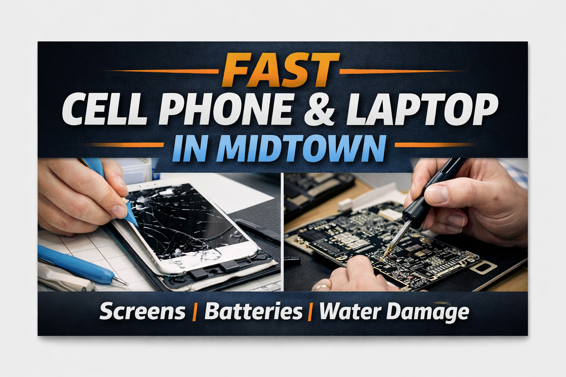 Midtown Manhattan's Guide to Fast Cell Phone and Laptop Repair: Screen Replacement, Battery Fixes, and Getting Your Device Back to Life